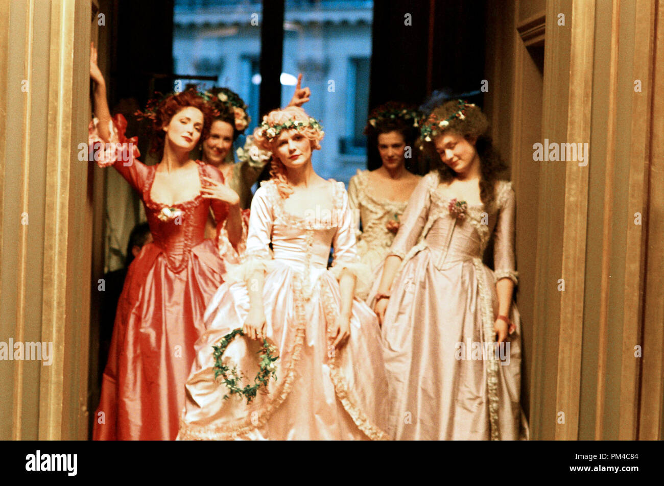 Film noch von 'Marie Antoinette' Rose Byrne, Kirsten Dunst, Mary Nighy Stockfoto
