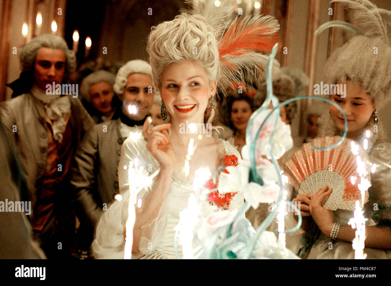 Film noch von 'Marie Antoinette' Kirsten Dunst Stockfoto