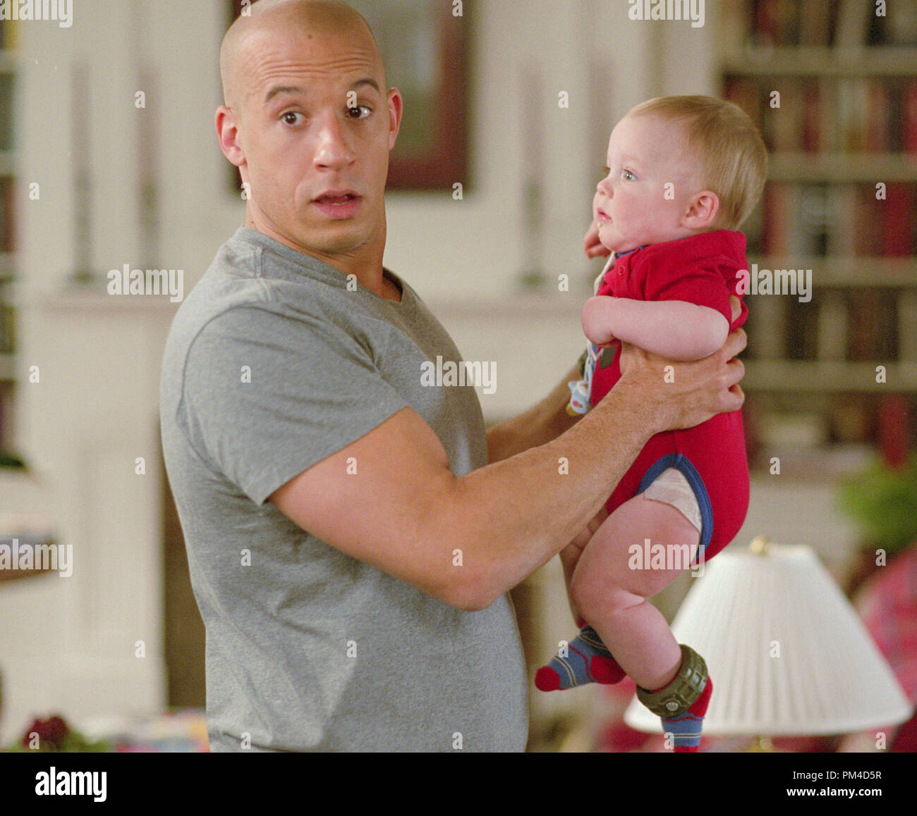 Szenenfoto aus "Die schnuller "Vin Diesel, Lukas, Bo Vink 2005 Stockfoto