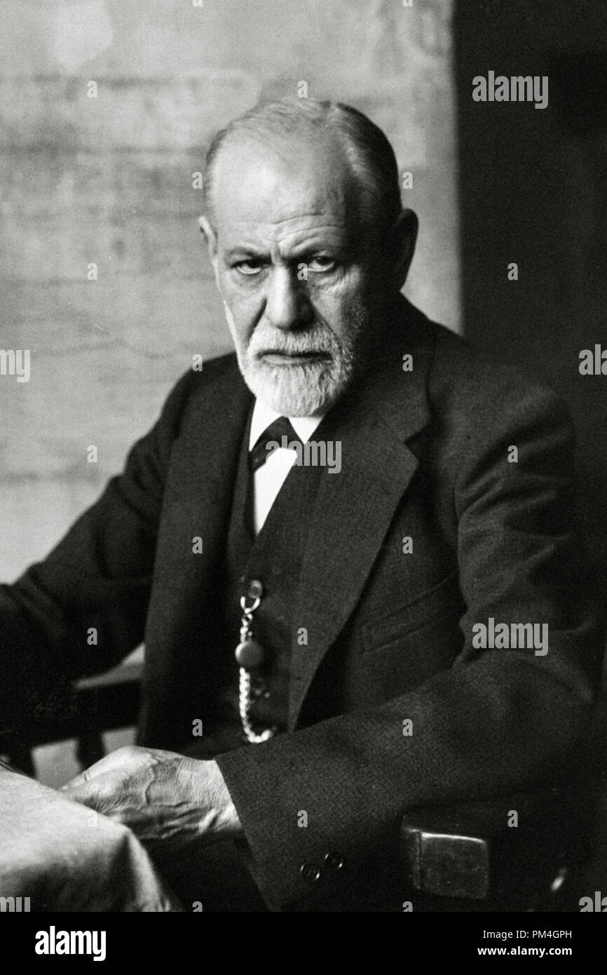 Sigmund Freud, 1921. Foto von F. Schmutzer Datei Referenz Nr. 1003 085 THA Stockfoto