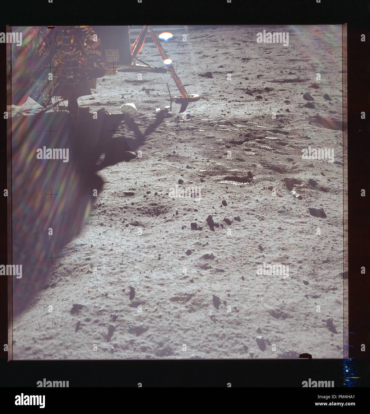 Die mondlandung Modul auf dem Mond im Juli 20, 1969 die Geschichte der Reise zum Mond. Datei Referenz Nr. 1003 265 THA Stockfoto