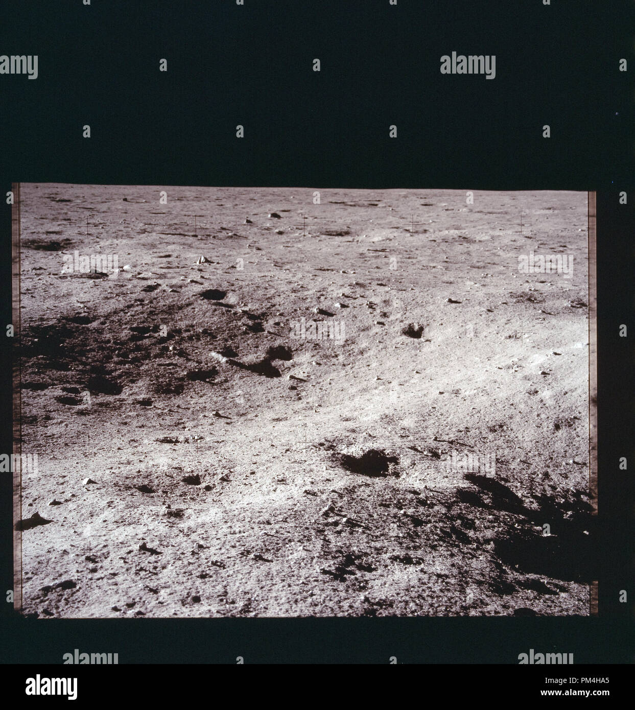 Die Oberfläche des Mondes im Juli 20, 1969 die Geschichte der Reise auf den Mond und die anschließende Mondlandung. Datei Referenz Nr. 1003 267 THA Stockfoto
