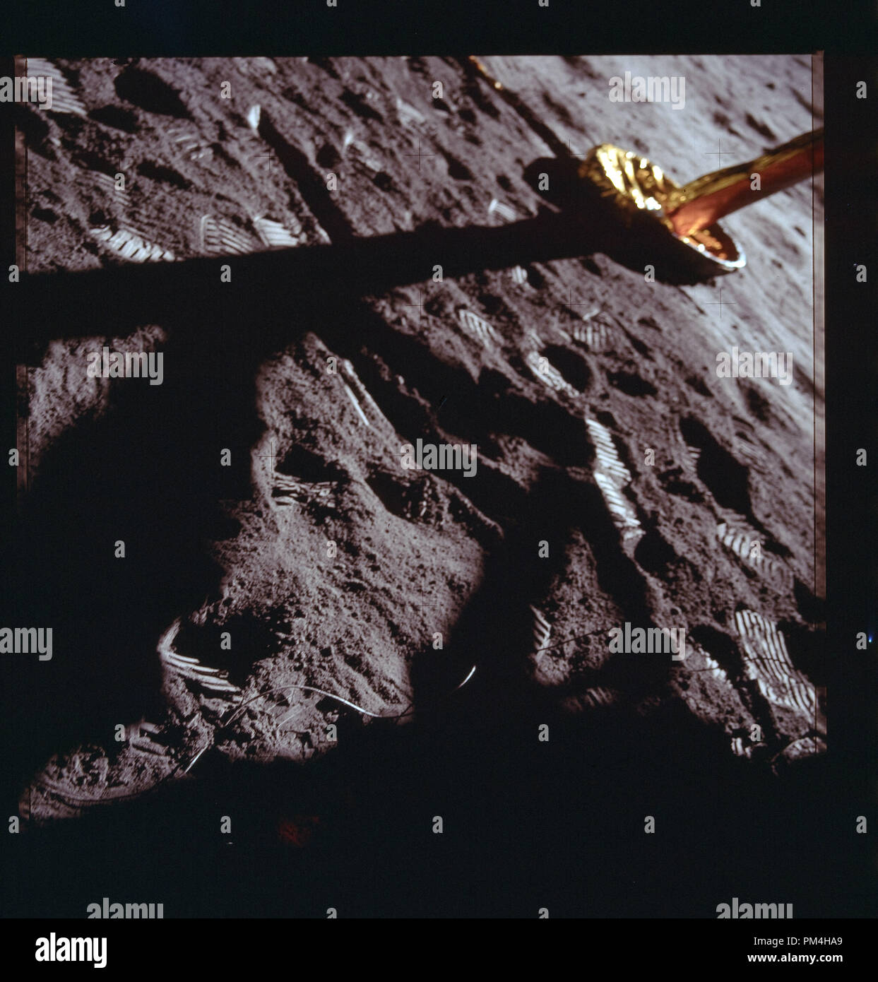 Die mondlandung Modul auf dem Mond im Juli 20, 1969 die Geschichte der Reise zum Mond. Datei Referenz Nr. 1003 269 THA Stockfoto