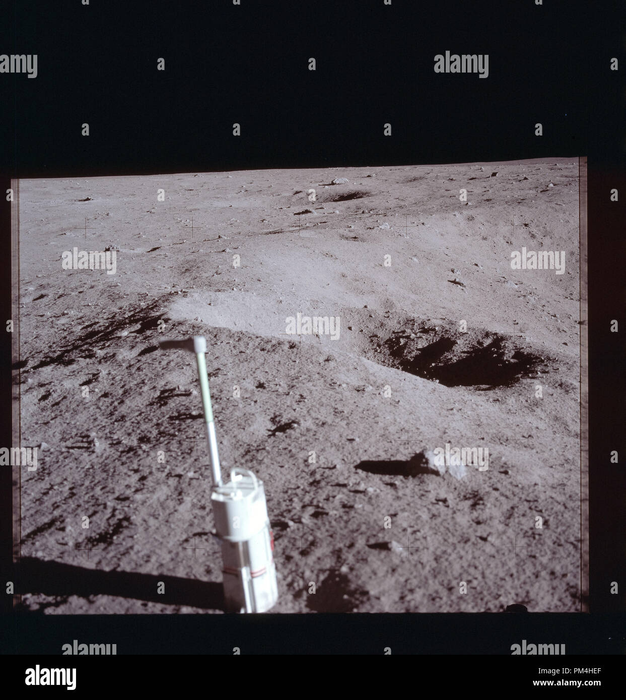 Die Oberfläche des Mondes im Juli 20, 1969 die Geschichte der Reise auf den Mond und die anschließende Mondlandung. Datei Referenz Nr. 1003 307 THA Stockfoto