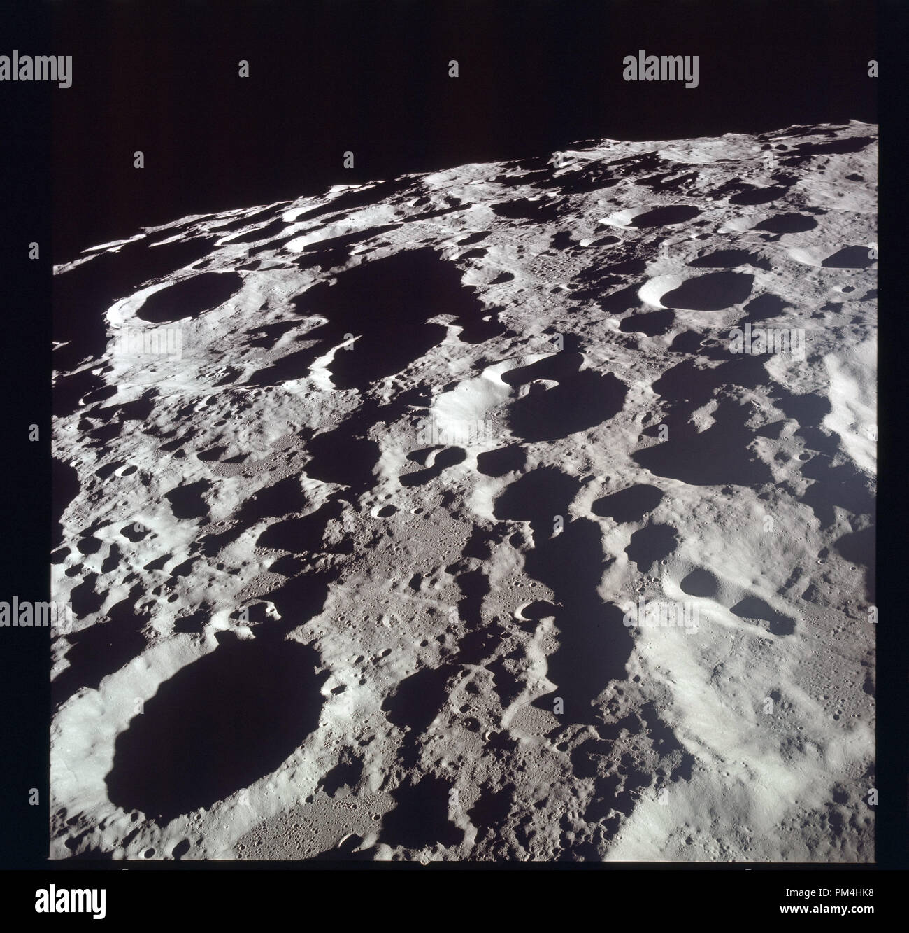 Apollo 11-Mission. Blick auf die Mondoberfläche während der Juli 1969 Geschichte Die Reise auf den Mond und die anschließende Mondlandung. Datei Referenz Nr. 1003 348 THA Stockfoto