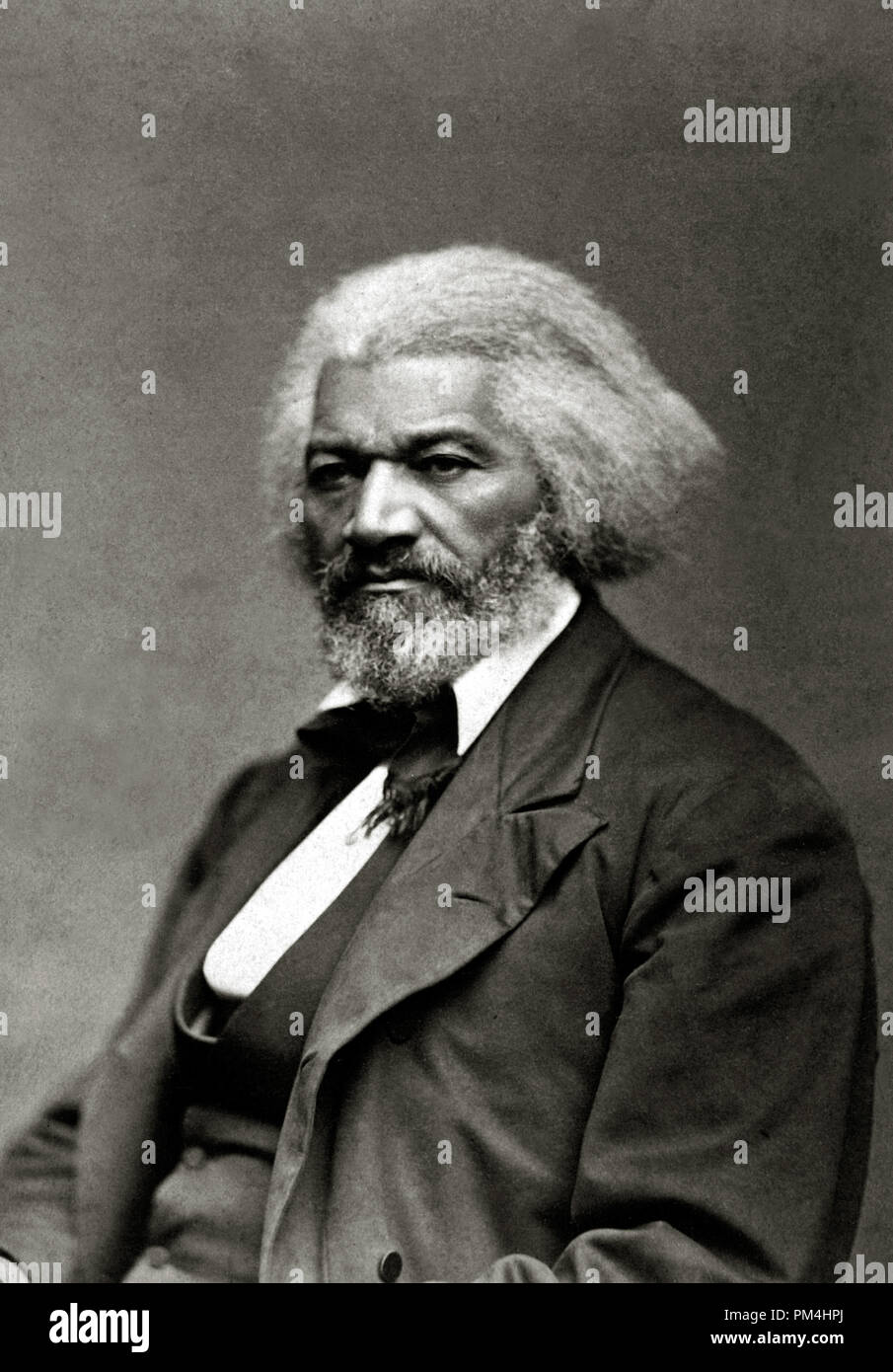 Frederick Douglass, Ca. 1879. Foto von George K. Warren Datei Referenz Nr. 1003 386 THA Stockfoto