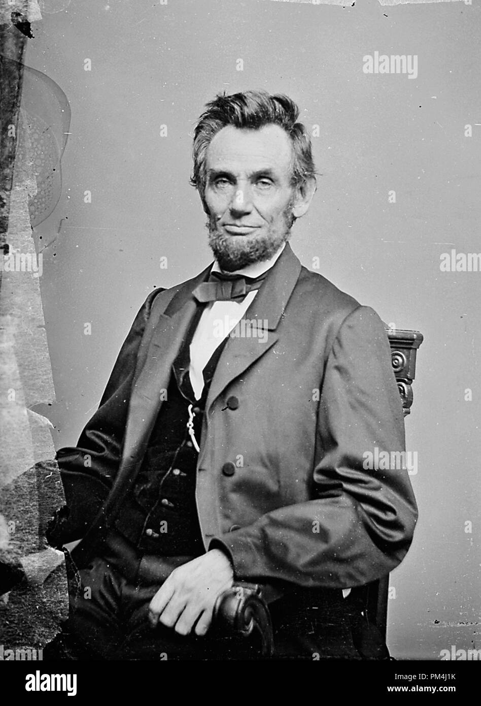 Abraham Lincoln, Präsident, USA ca. 1863 Foto von Mathew Brady Datei Referenz Nr. 1003 472 THA Stockfoto