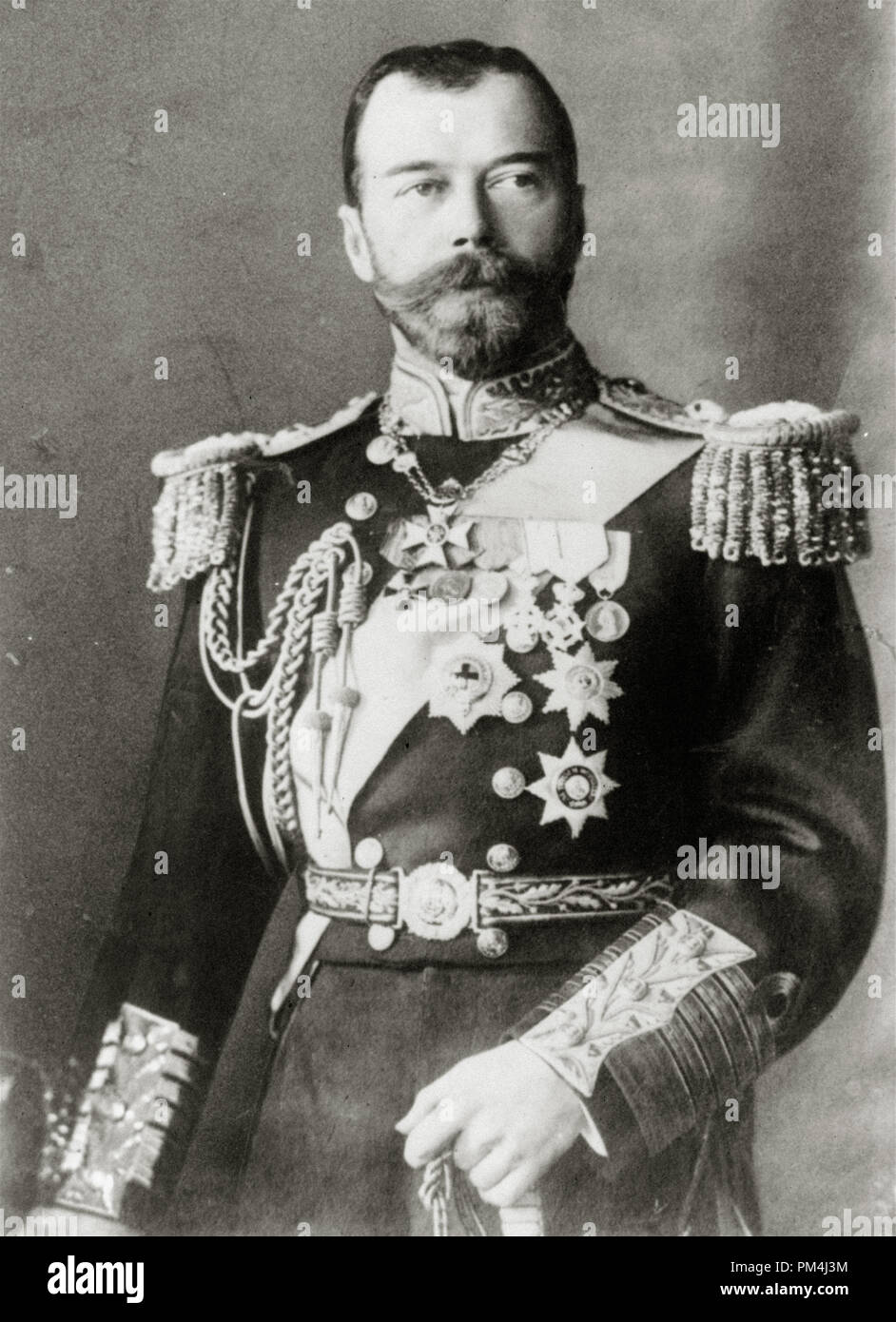 Kaiser Nikolaus II., war der letzte Zar von Russland, ca. 1905 Datei Referenz Nr. 1003 499 THA Stockfoto