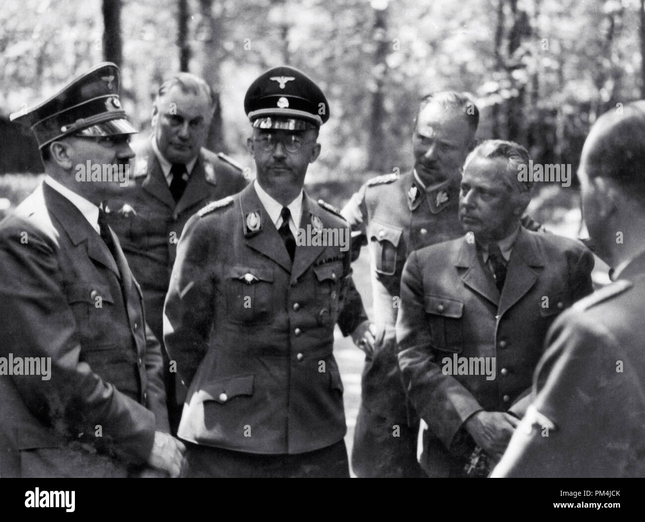 Adolf Hitler und Heinrich Himmler, 1939 Datei Referenz Nr. 1003 666 THA Stockfoto