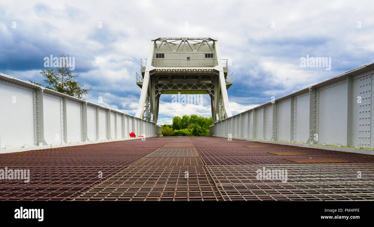 Pegasus Bridge Normandie Stockfoto