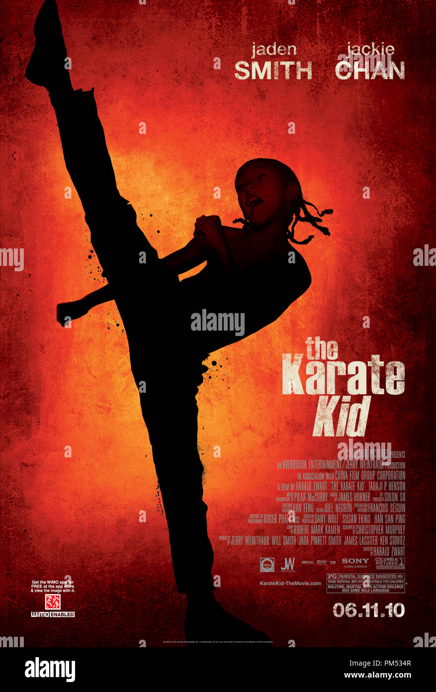 Karate Kid 2010 Poster Stockfoto
