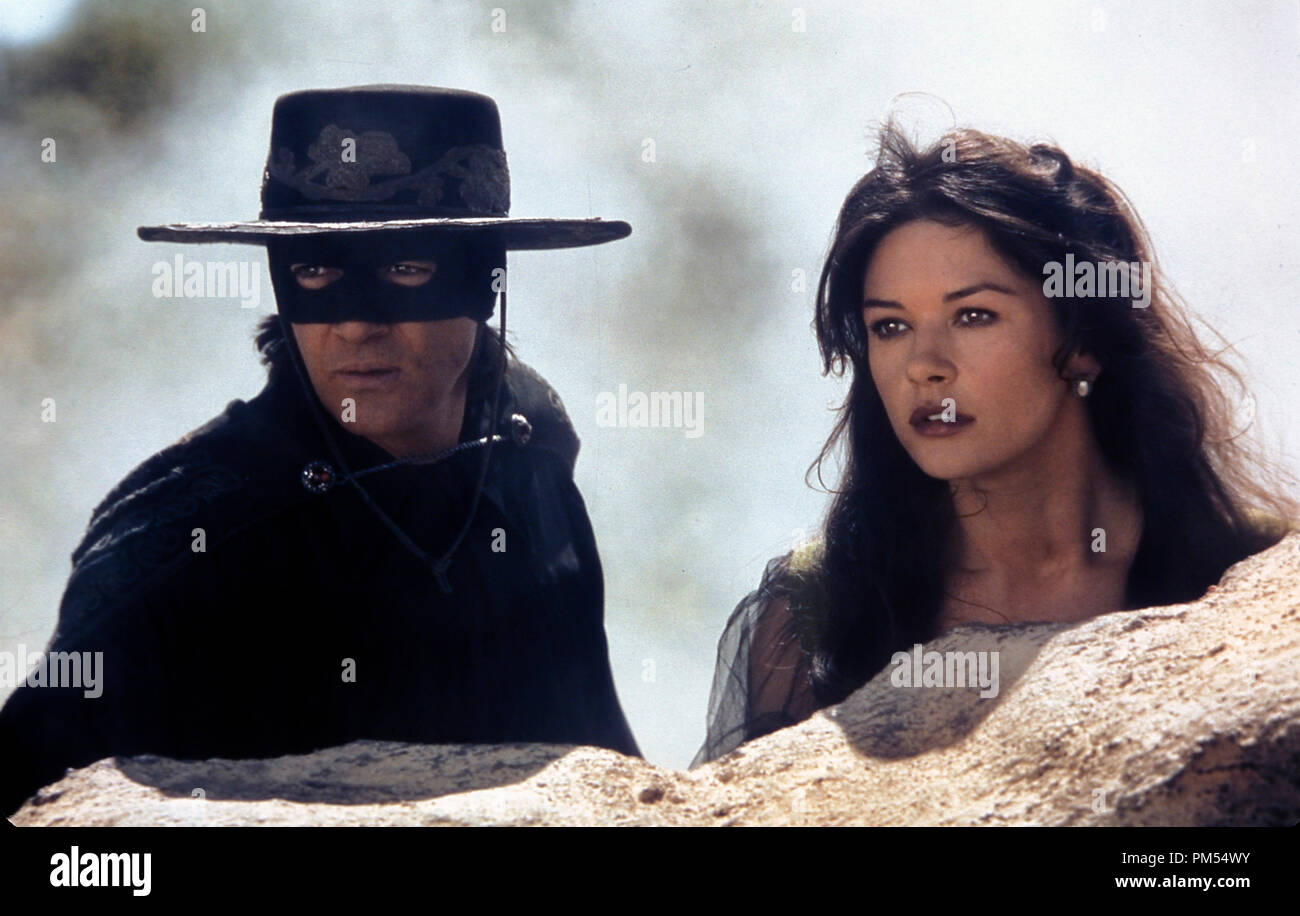 "Die Legende des Zorro Antonio Banderas, Catherine Zeta-Jones © 2005 Columbia Pictures Stockfoto