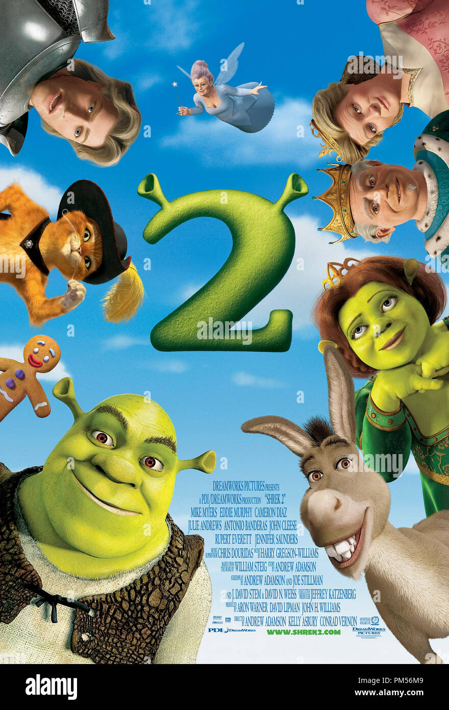 Poster Kunst aus "Shrek 2" Poster © 2004 Dream Works Datei Referenz # 307351252 THA nur für redaktionelle Verwendung - Alle Rechte vorbehalten Stockfoto