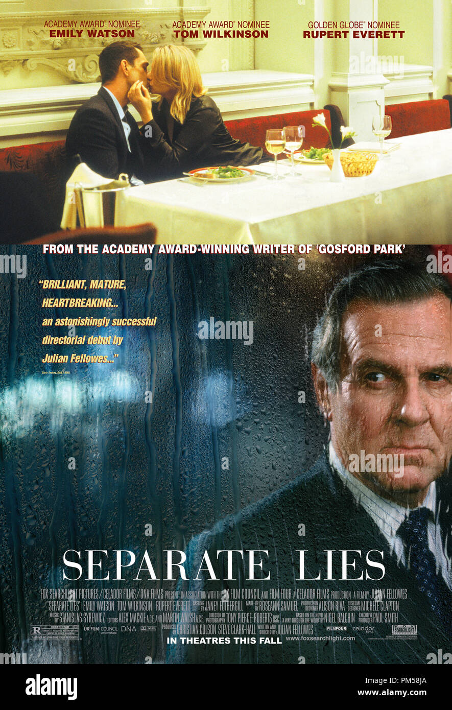 Die Plakatkunst von 'Separate liegt 'Poster © 2005 Twentieth Century Fox Datei Referenz # 30736179 THA nur für redaktionelle Verwendung - Alle Rechte vorbehalten Stockfoto