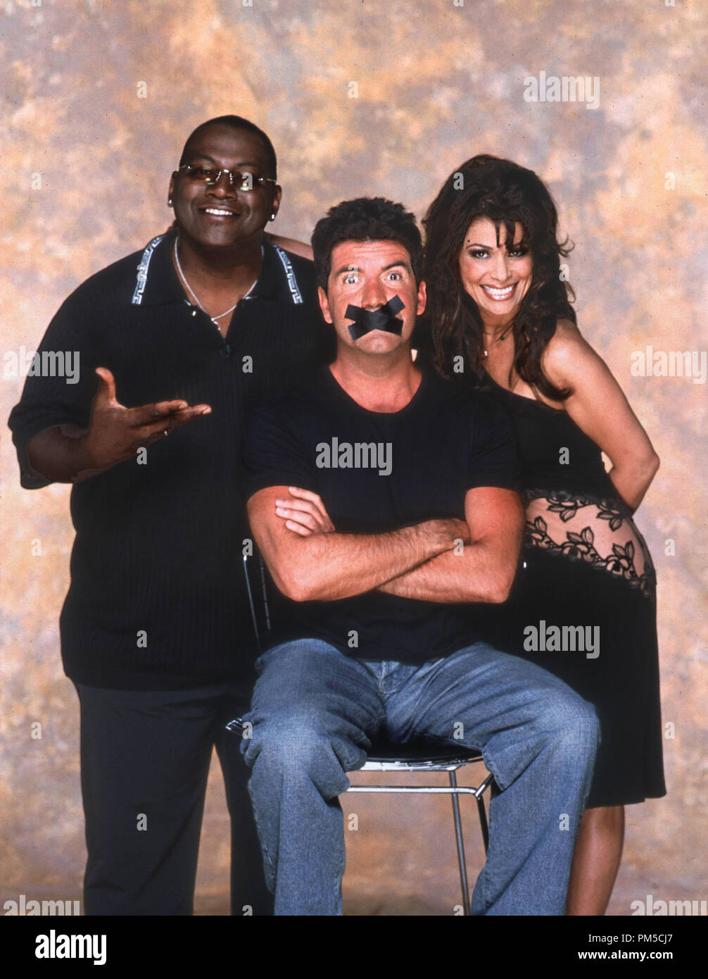 Randy Jackson Simon Cowell Paula Abdul American Idol Saison 2 2003 Stockfotografie Alamy