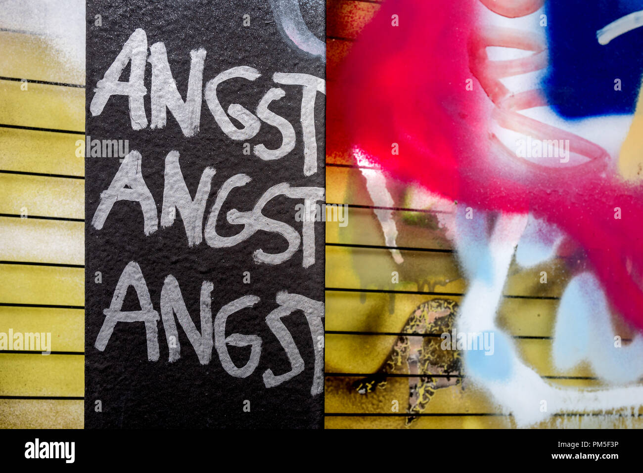 Streetart in Berlin Stockfoto