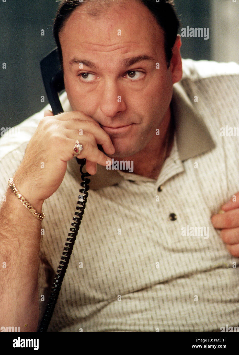 Film Still / Werbung noch von 'The Sopranos' James Gandolfini ca. 2002 Photo Credit: Barry Wetcher Datei Referenz # 30754422 THA nur für redaktionelle Verwendung - Alle Rechte vorbehalten Stockfoto