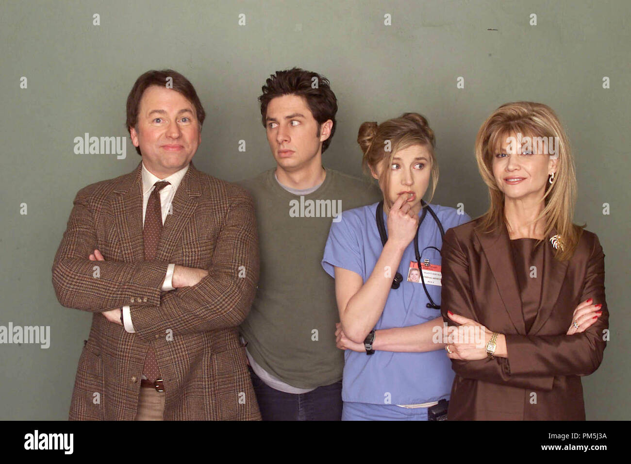 Film Still Werbung Noch Von Scrubs Episode Mein Alter Mann John Ritter Zach Braff Sarah Chalke Markie Post April 9 2002 Foto Paul Drinkwater Datei Referenz 30754449 Tha Nur Fur