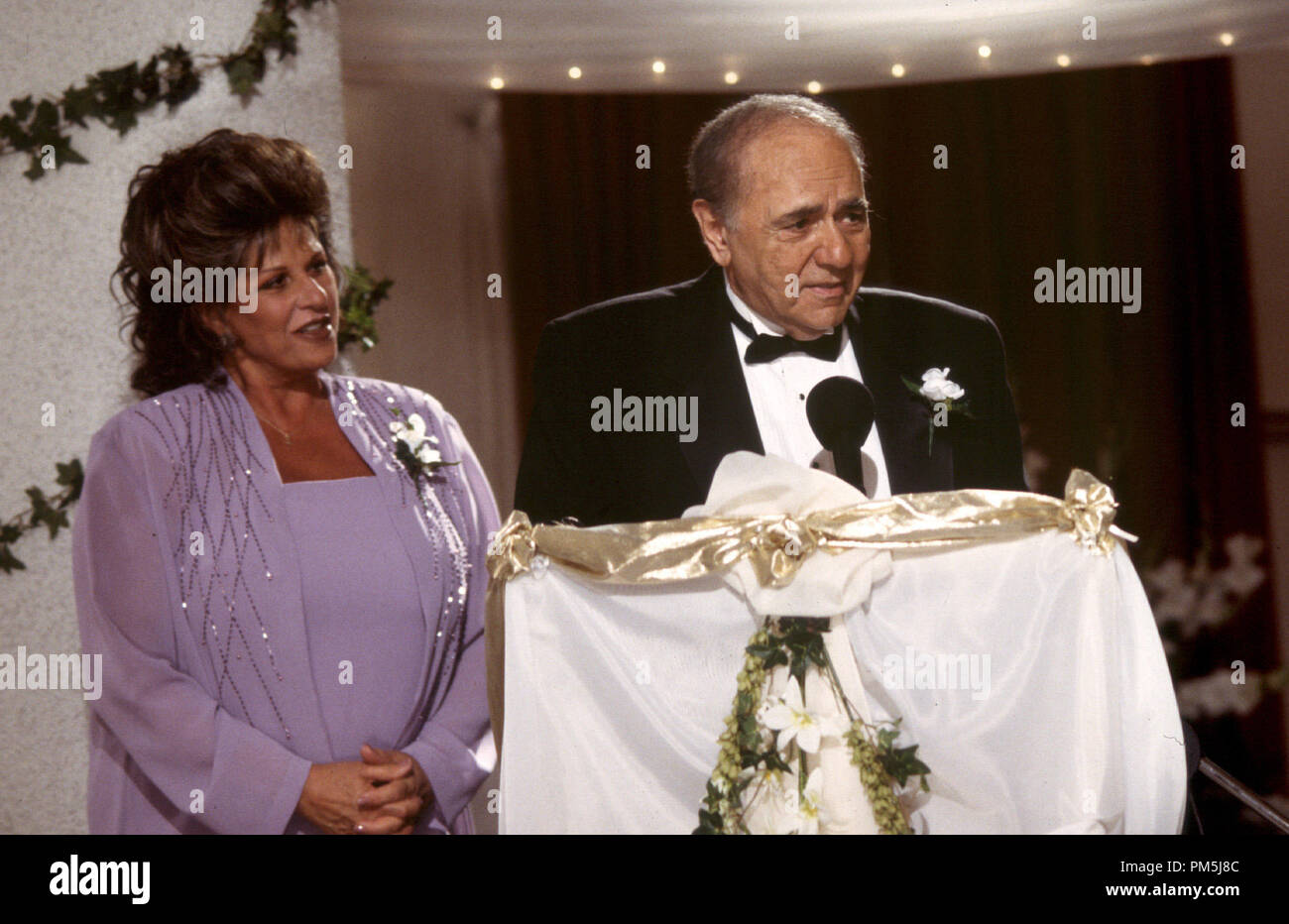 Film Still / Werbung noch von 'My Big Fat Greek Wedding" und Lainie Kazan Michael Constantine © 2002 IFC Filme Stockfoto