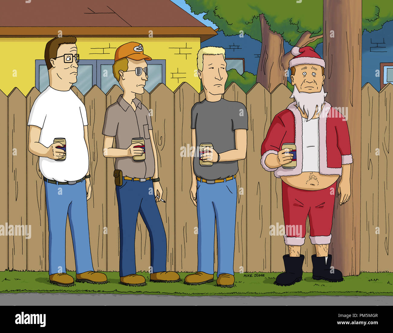 Studio Werbung immer noch von "König des Hügels 'Hank Hill, Dale Gribble, Boomhauer, Bill Dauterive 2000 Datei Referenz # 30846951 THA nur für redaktionelle Verwendung - Alle Rechte vorbehalten Stockfoto