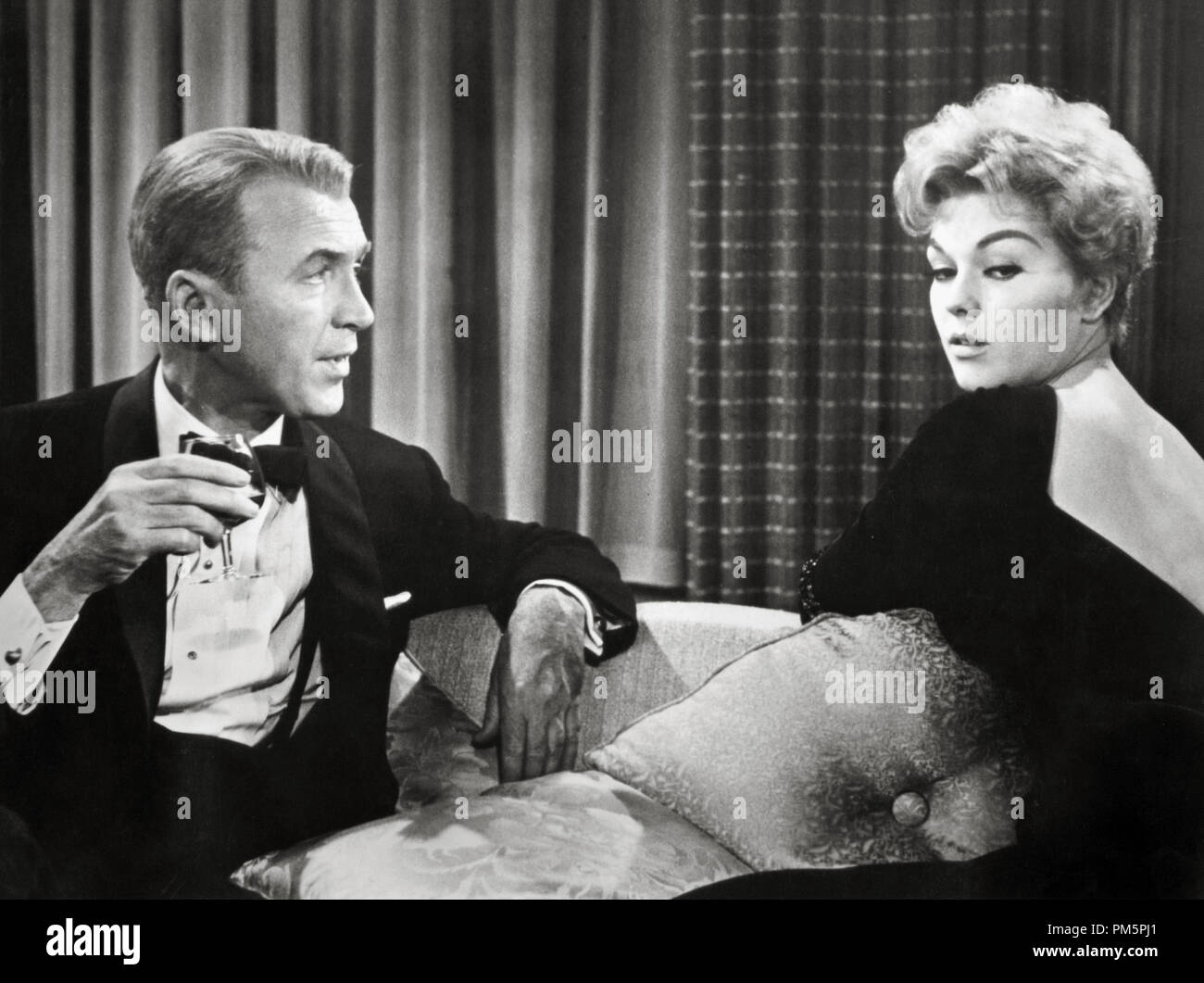VERTIGO 1958 Paramount film avec James Stewart et Kim Novak Photo Stock