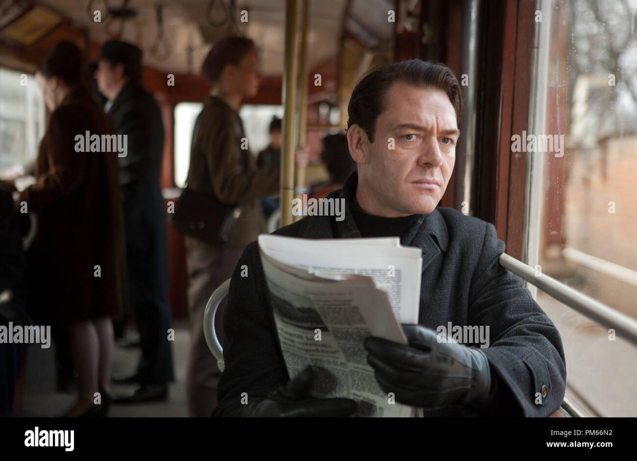 Marton csokas Sterne als Secret Agent Stephan Gold in John Madden's Spionage thriller DIE SCHULD, ein Focus Features frei. Stockfoto