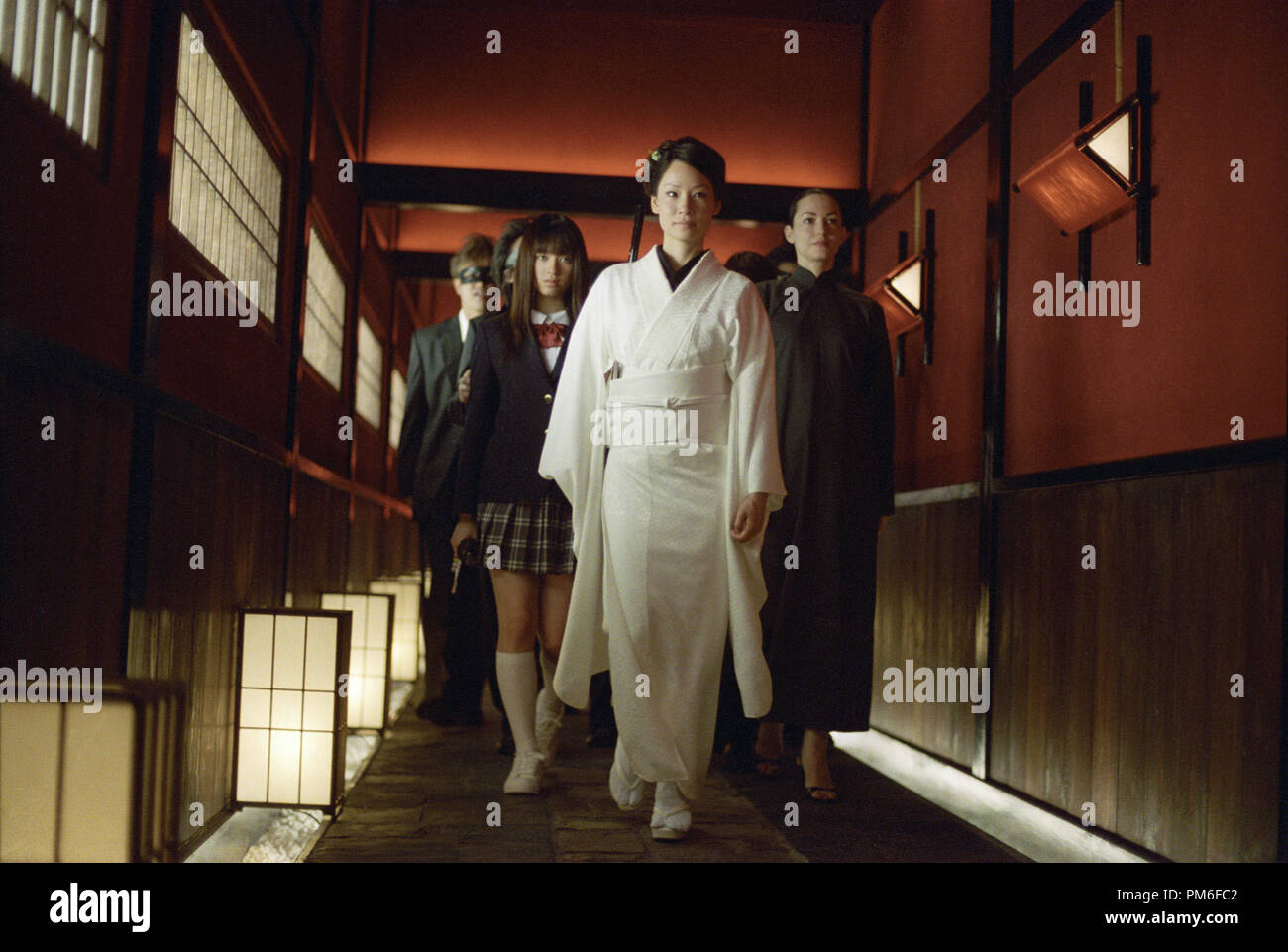 Film Still / Werbung immer noch von "Kill Bill: Volume 1' Lucy Liu © 2003 Miramax Datei Referenz # 30753680 THA nur für redaktionelle Verwendung - Alle Rechte vorbehalten Stockfoto