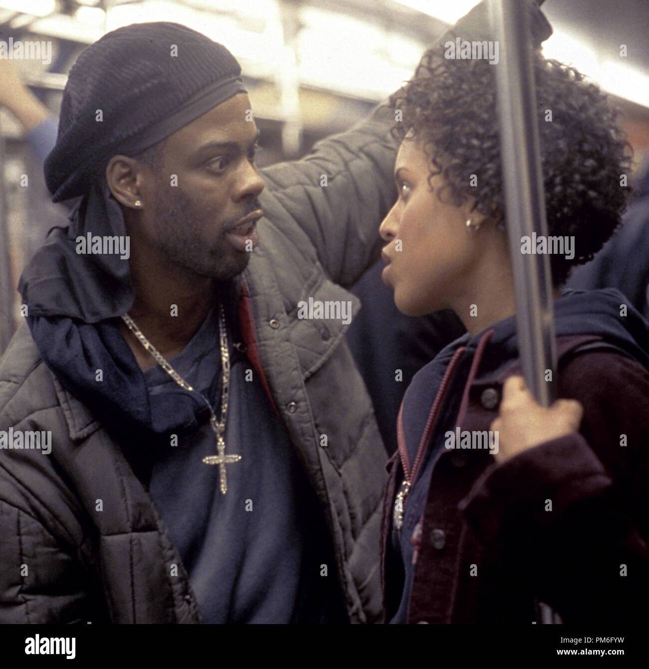 Film Still / Werbung immer noch von "Bad Company" Chris Rock, Kerry Washington © 2002 Touchstone Pictures Photo Credit: Christine Verlust Stockfoto