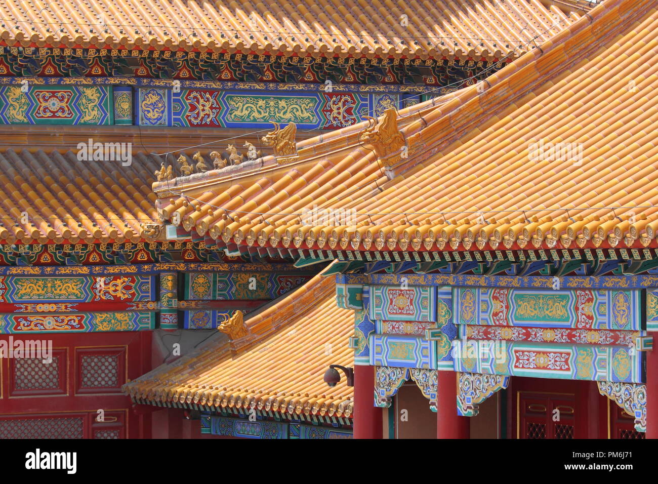 Innerhalb der Verbotenen Palast in Peking, China Stockfoto