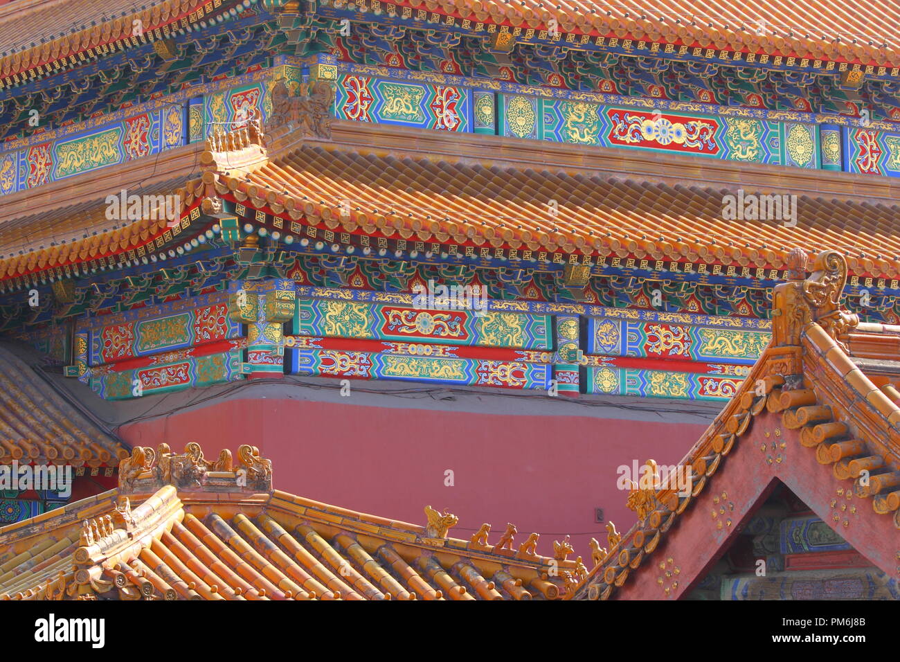 Innerhalb der Verbotenen Palast in Peking, China Stockfoto