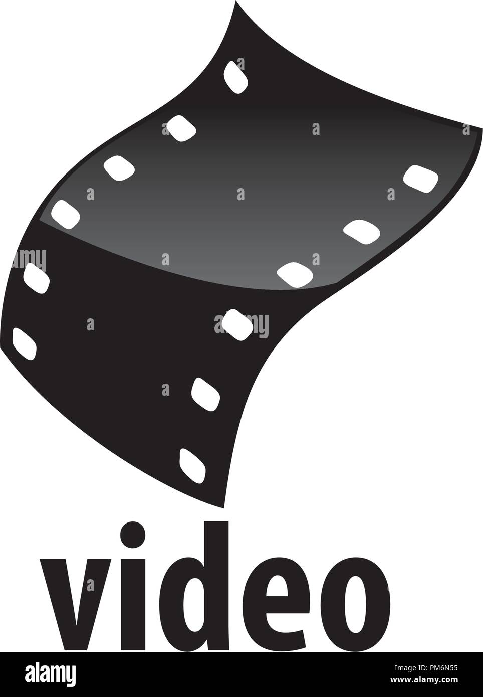 Vektor logo Film Stock Vektor