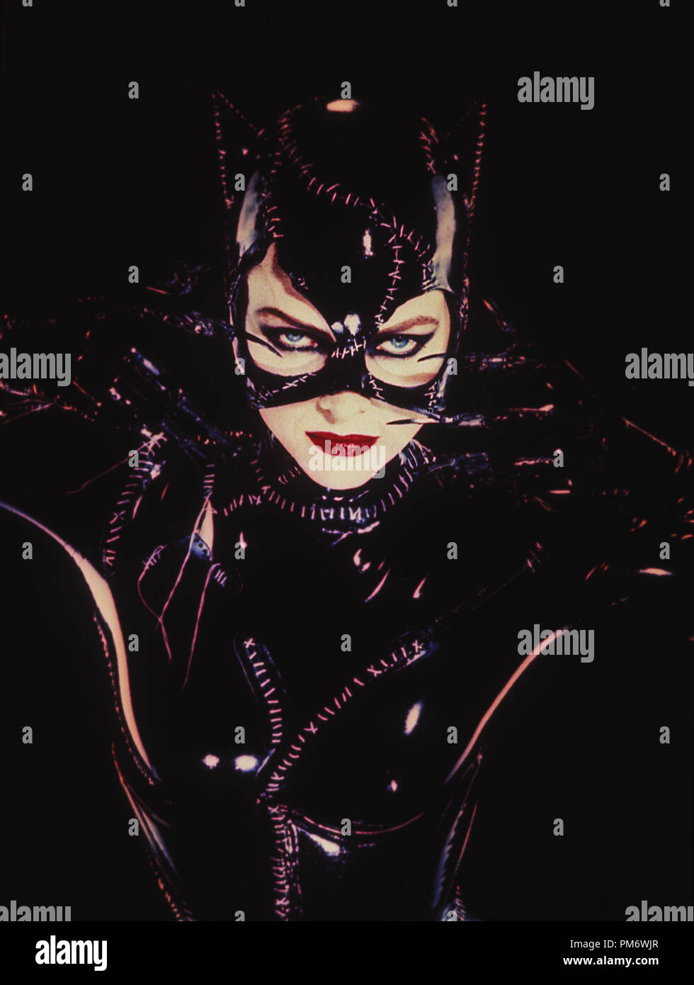 Film noch von 'Batmans Rückkehr' Michelle Pfeiffer © 1992 Warner Brothers und DC Comics Stockfoto