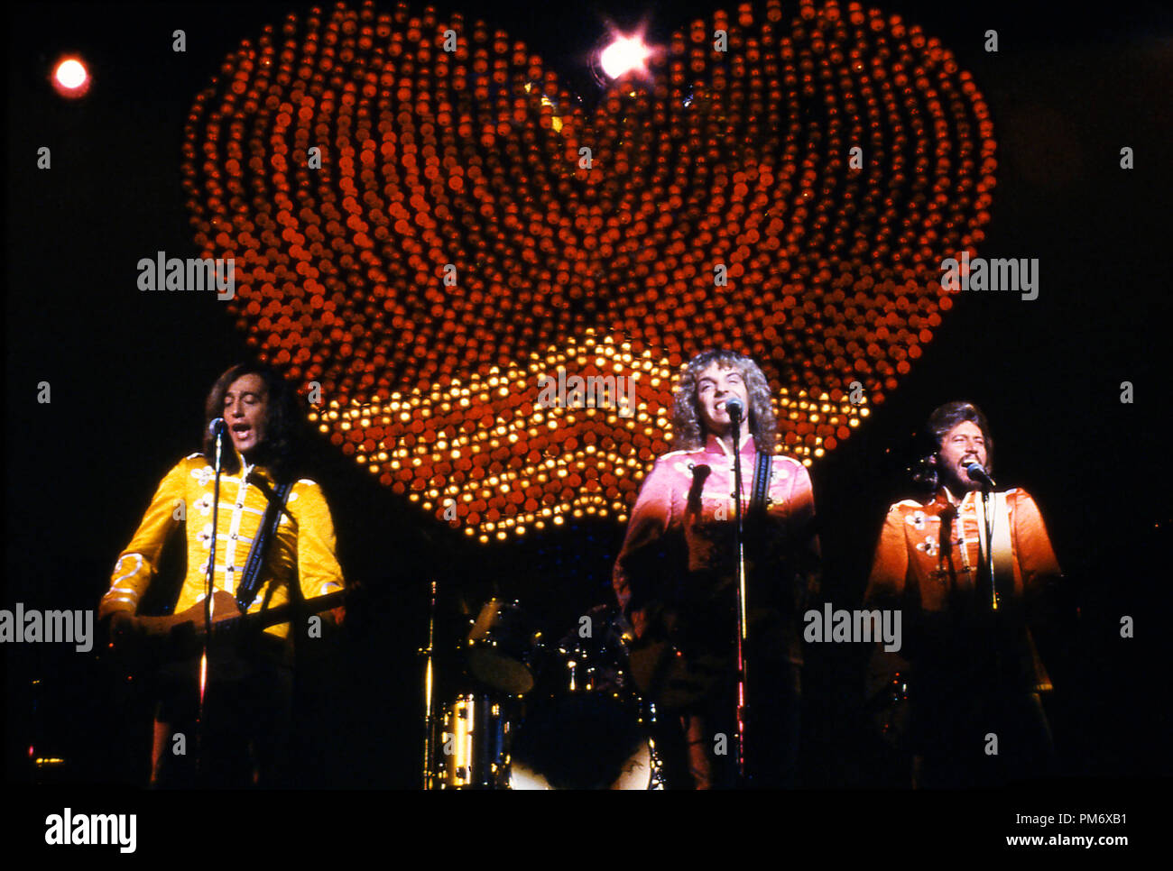 Werbung Film noch aus der gt. Pepper's Lonely Hearts Club Band" 1978 Robin Gibb, Peter Frampton, Barry Gibb Stockfoto