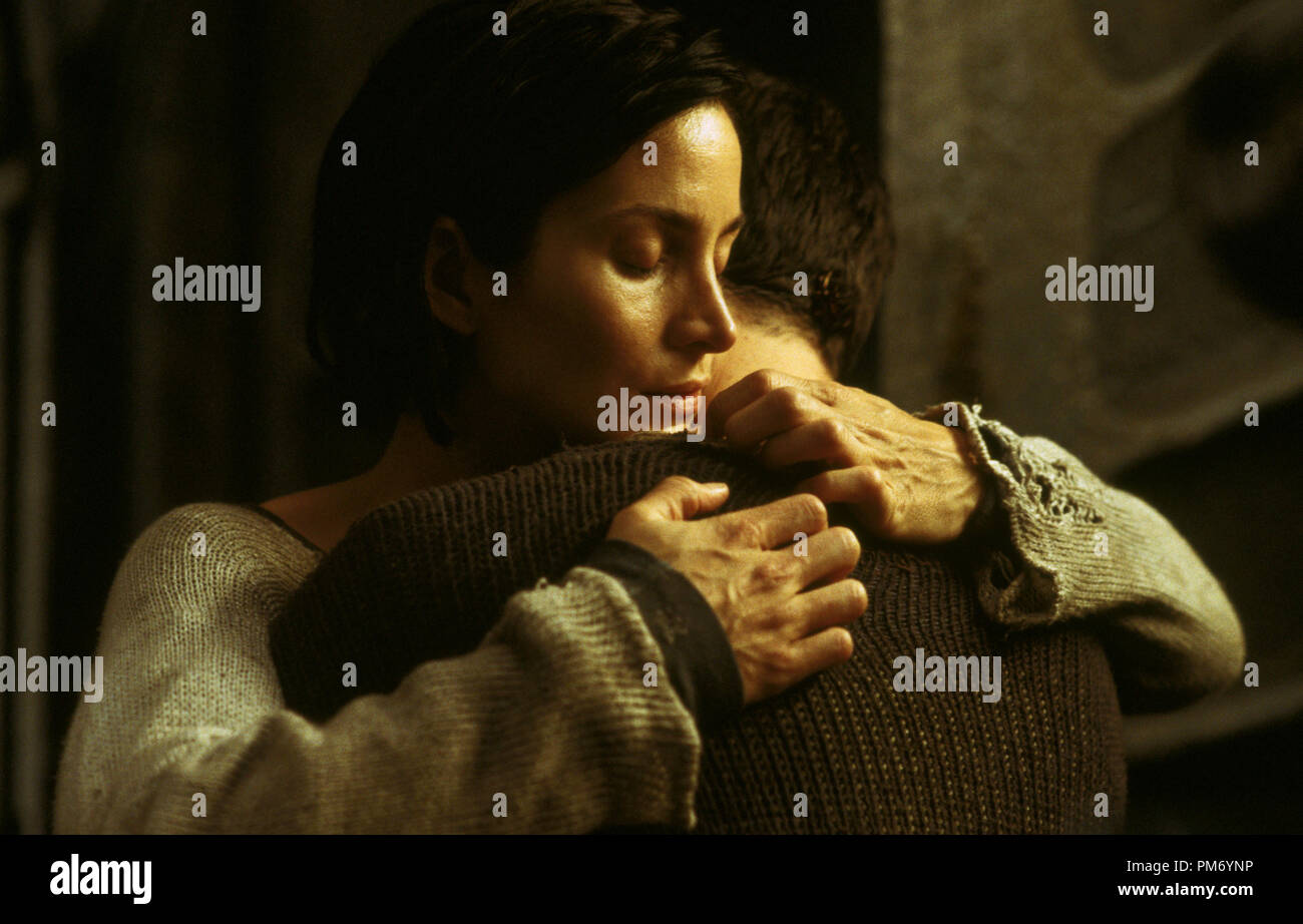 Studio Werbung immer noch von der "Matrix Revolutions" Carrie-Anne Moss, Keanu Reeves © 2003 Warner Foto von jasin Boland Datei Referenz # 307531062 THA nur für redaktionelle Verwendung - Alle Rechte vorbehalten Stockfoto
