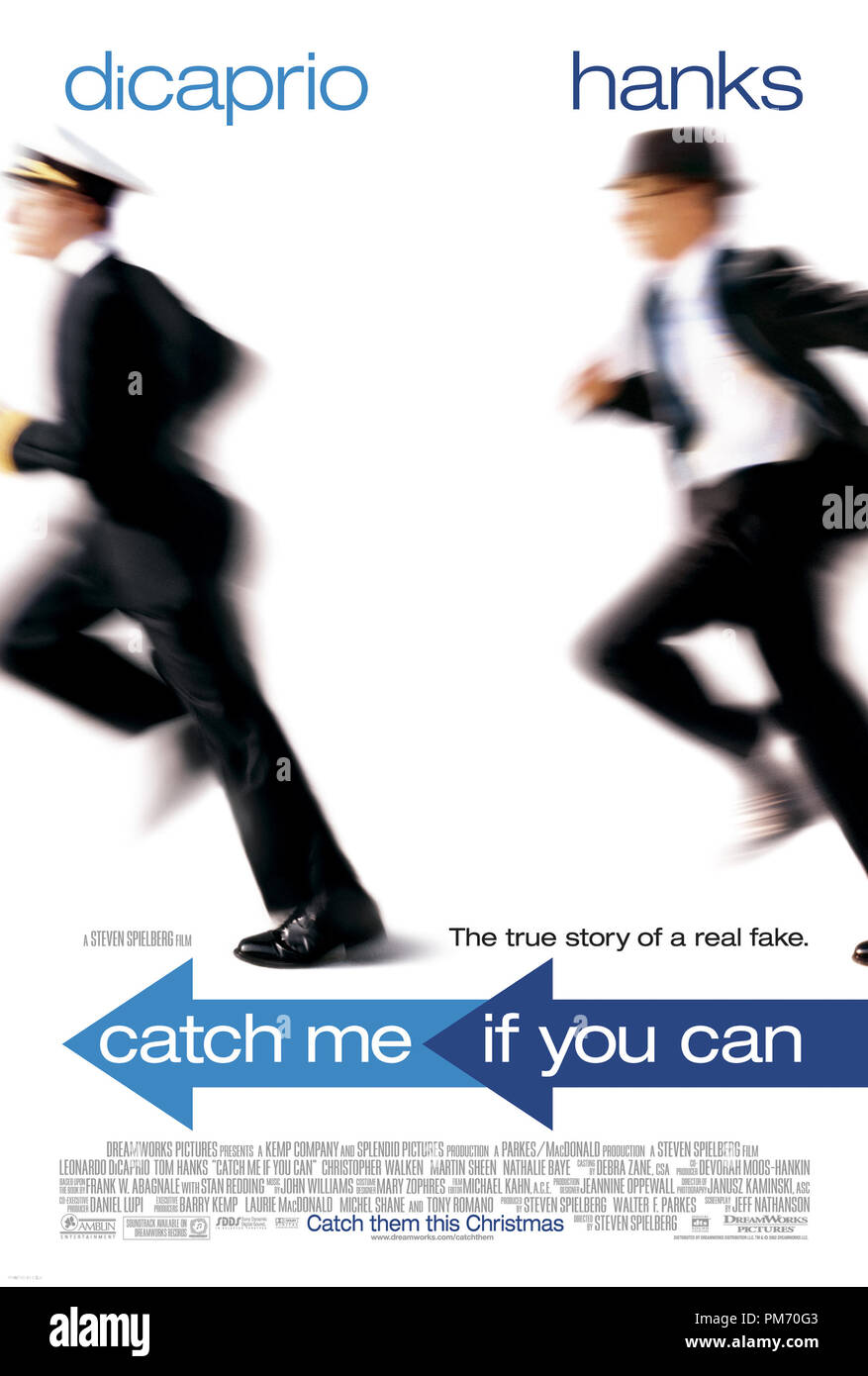 Film Still / Werbung immer noch von "Catch Me If You Can" - POSTER © 2002 DreamWorks Foto: Andrew Cooper Stockfoto
