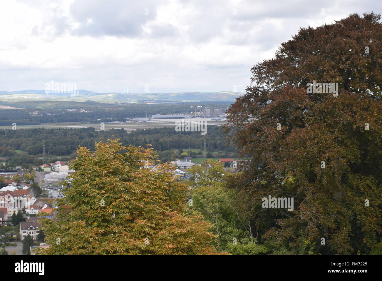Flugplatz Ramstein Stockfoto