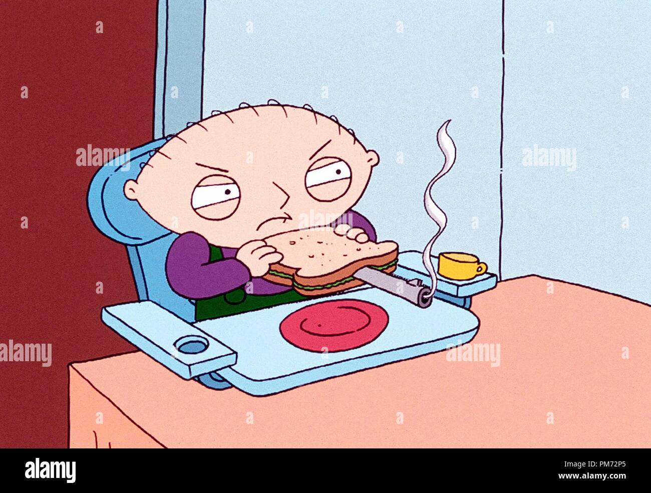 Film Still / Werbung noch von 'Family Guy' Stewie Griffin ca. 2001 Datei Referenz # 308471124 THA nur für redaktionelle Verwendung - Alle Rechte vorbehalten Stockfoto