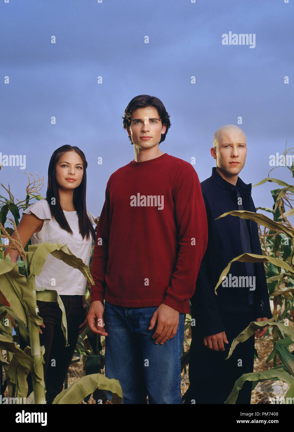 Film Still / Werbung immer noch von der mallville' Kristin Kreuk Tom Welling, Michael Rosenbaum 2001 Foto: Frank Ockenfels Datei Referenz # 30847287 THA nur für redaktionelle Verwendung - Alle Rechte vorbehalten Stockfoto