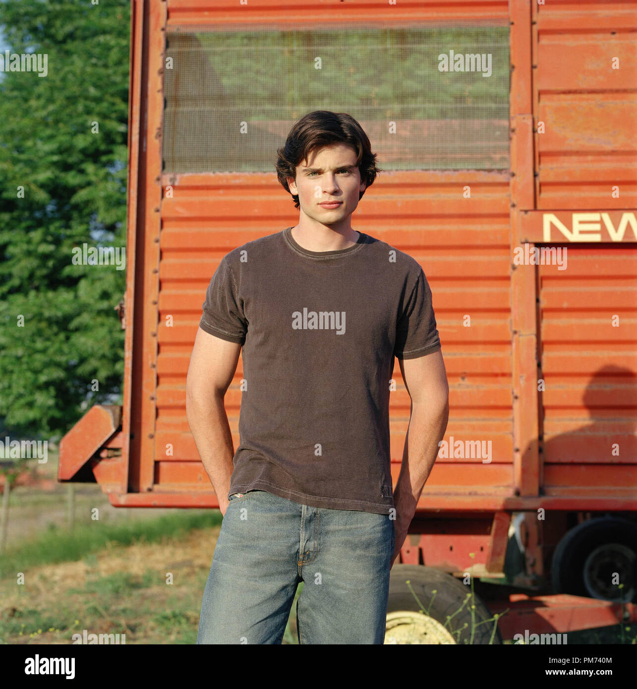 Film Still / Werbung immer noch von der mallville' Saison 1 Tom Welling © 2001 Der WB Foto: Jeffrey Thurnher Datei Referenz # 30847299 THA nur für redaktionelle Verwendung - Alle Rechte vorbehalten Stockfoto