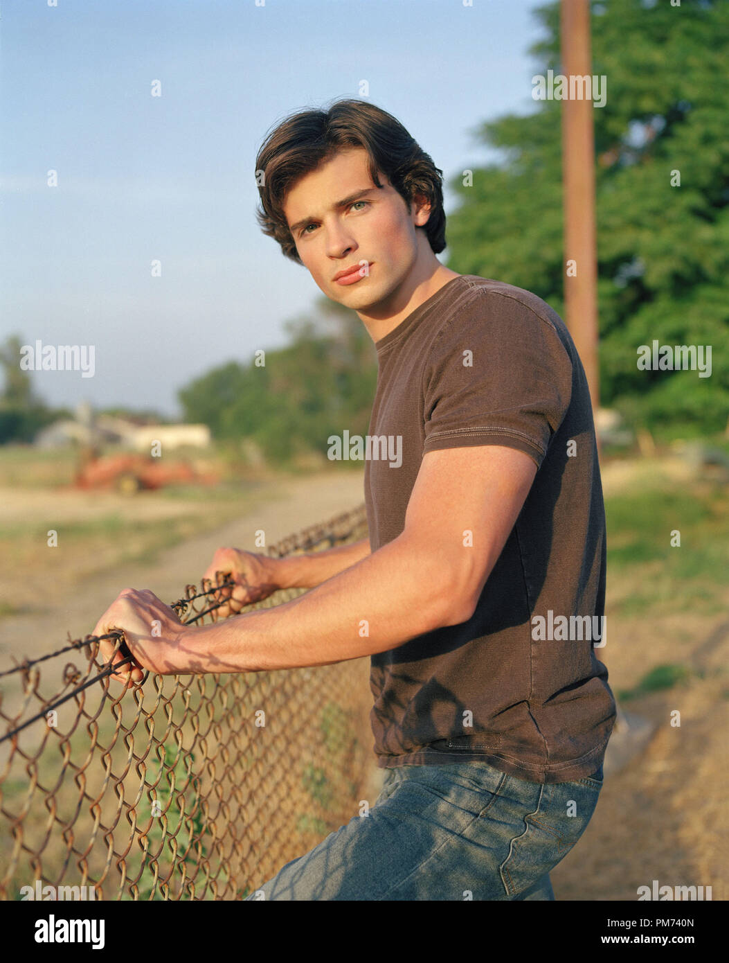 Film Still / Werbung immer noch von der mallville' Saison 1 Tom Welling © 2001 Der WB Foto: Jeffrey Thurnher Datei Referenz # 30847300 THA nur für redaktionelle Verwendung - Alle Rechte vorbehalten Stockfoto