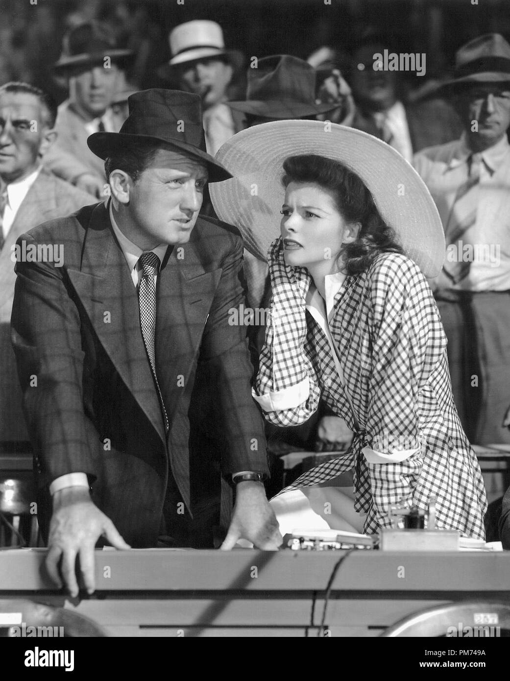 Spencer Tracy und Katharine Hepburn, "Frau des Jahres" 1942 MGM Datei Referenz # 30928_093 THA Stockfoto