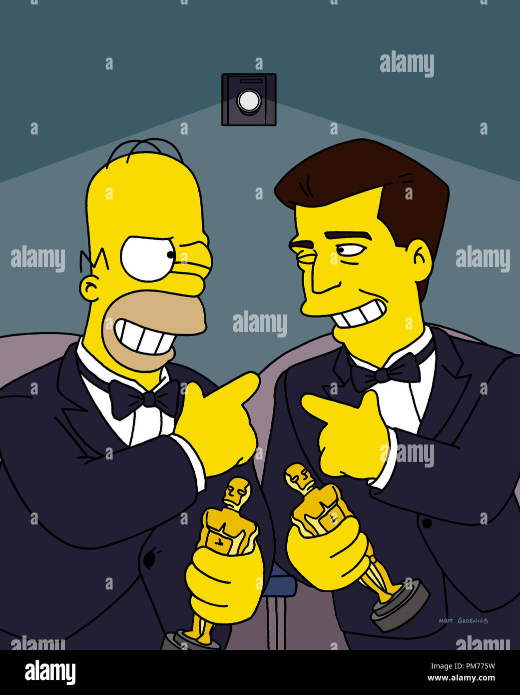 Film Still / Werbung immer noch von "Die Simpsons" Episode: "Beyond Blunderdome" Homer Simpson, Mel Gibson 1999 Datei Referenz # 30973780 THA nur für redaktionelle Verwendung - Alle Rechte vorbehalten Stockfoto
