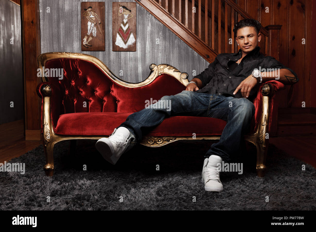 'Jersey Shore' Paul DelVecchio (Pauly D) Stockfoto