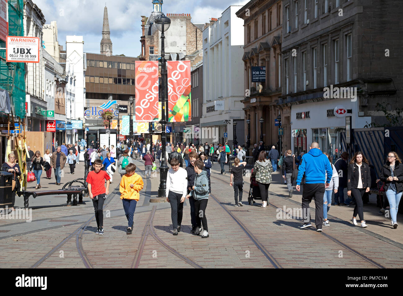 Dundee, Stadtzentrum, Murraygate, Schottland, Großbritannien Stockfoto