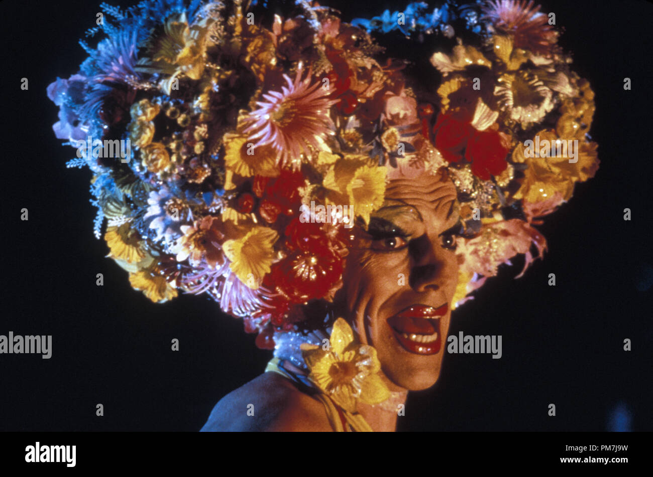 Szenenfoto aus "Die Abenteuer von Priscilla, Königin der Wüste' Hugo Weaving © 1994 Gramercy Pictures Photo Credit: Elise Lockwood Datei Referenz # 31129113 THA nur für redaktionelle Verwendung - Alle Rechte vorbehalten Stockfoto