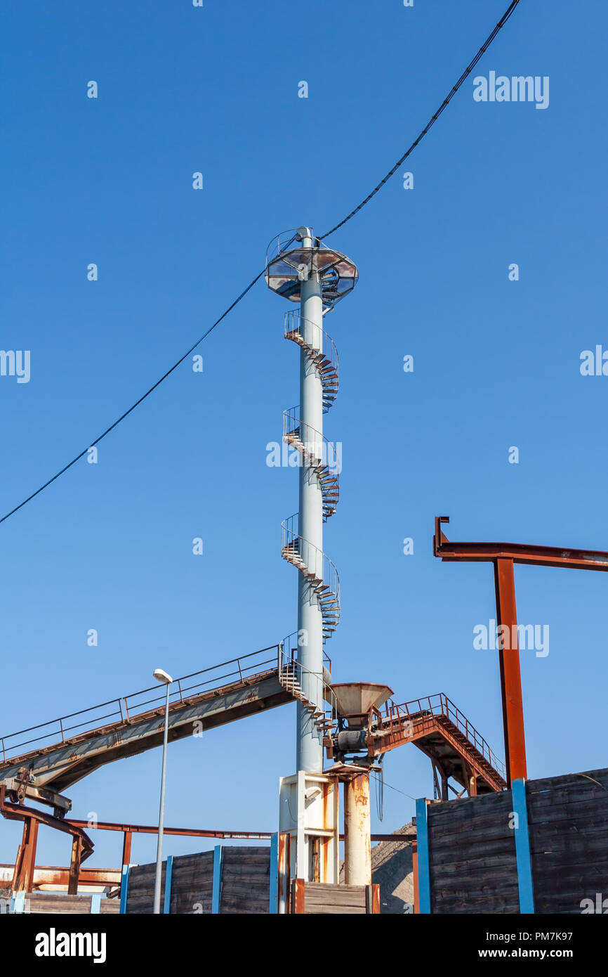 Kalk und Mörtel Werke (Kalk- og Mørtelvaerket), Kalkbraenderiloebskaj, Nordhavn, Kopenhagen, Dänemark; jetzt abgerissen Stockfoto