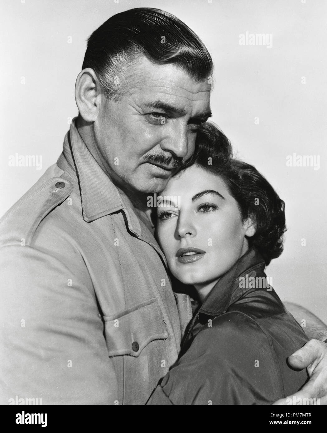 Clark Gable und Ava Gardner ''Mogambo', 1953 Loews Datei Referenz # 31202 508 THA Stockfoto