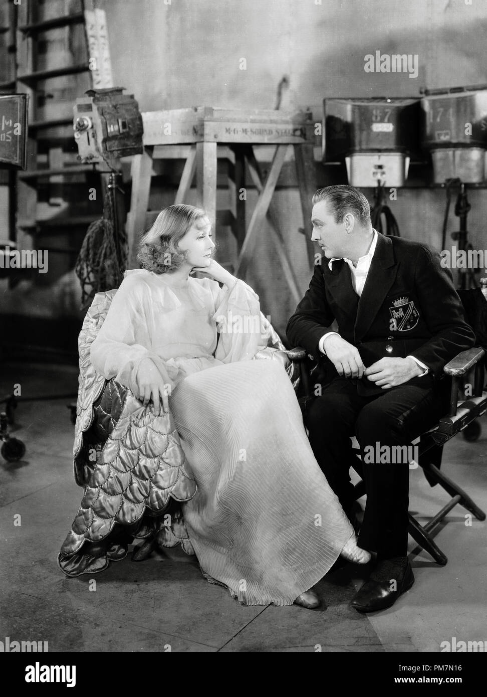 John Barrymore und Greta Garbo 'Grand Hotel' 1932 MGM Datei Referenz # 31202 604 THA Stockfoto