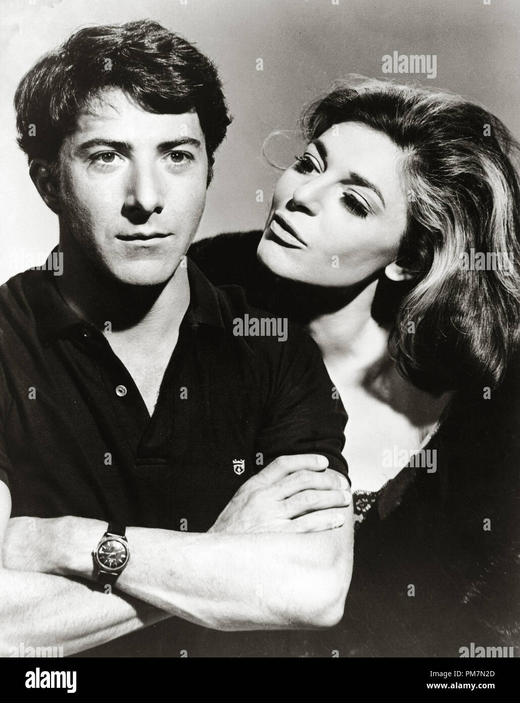 Anne Bancroft und Dustin Hoffman'' Die Absolventen 1967 MGM Datei