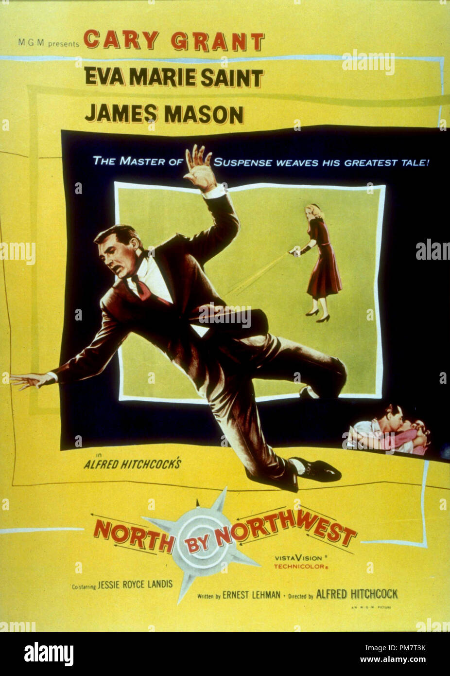 Film Artwork von "Norden durch Northwest 'Poster 1959 MGM Datei Referenz # 31386 535 THA Stockfoto